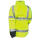 Men's Yellow Waterproof Insulated Hi-Vis Hooded Jacket